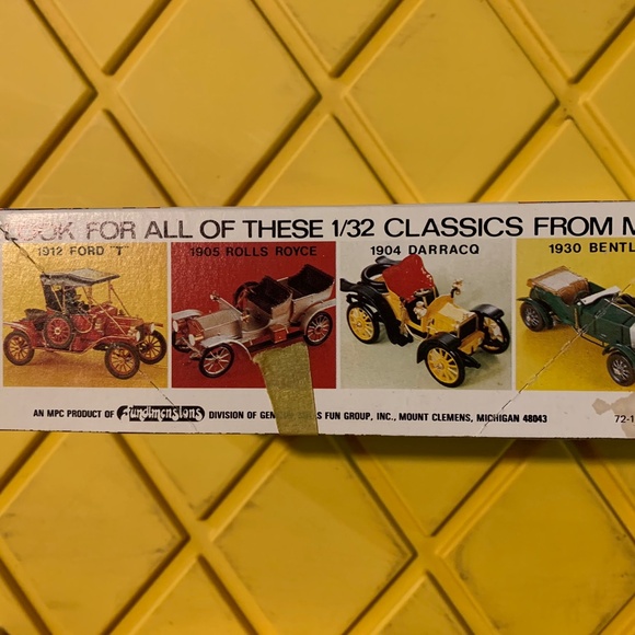 MPC Ford 1912 Model T Intl Classics 1/32 Scale 2-1017 Model Car Kit  from 1958 - Picture 3 of 8